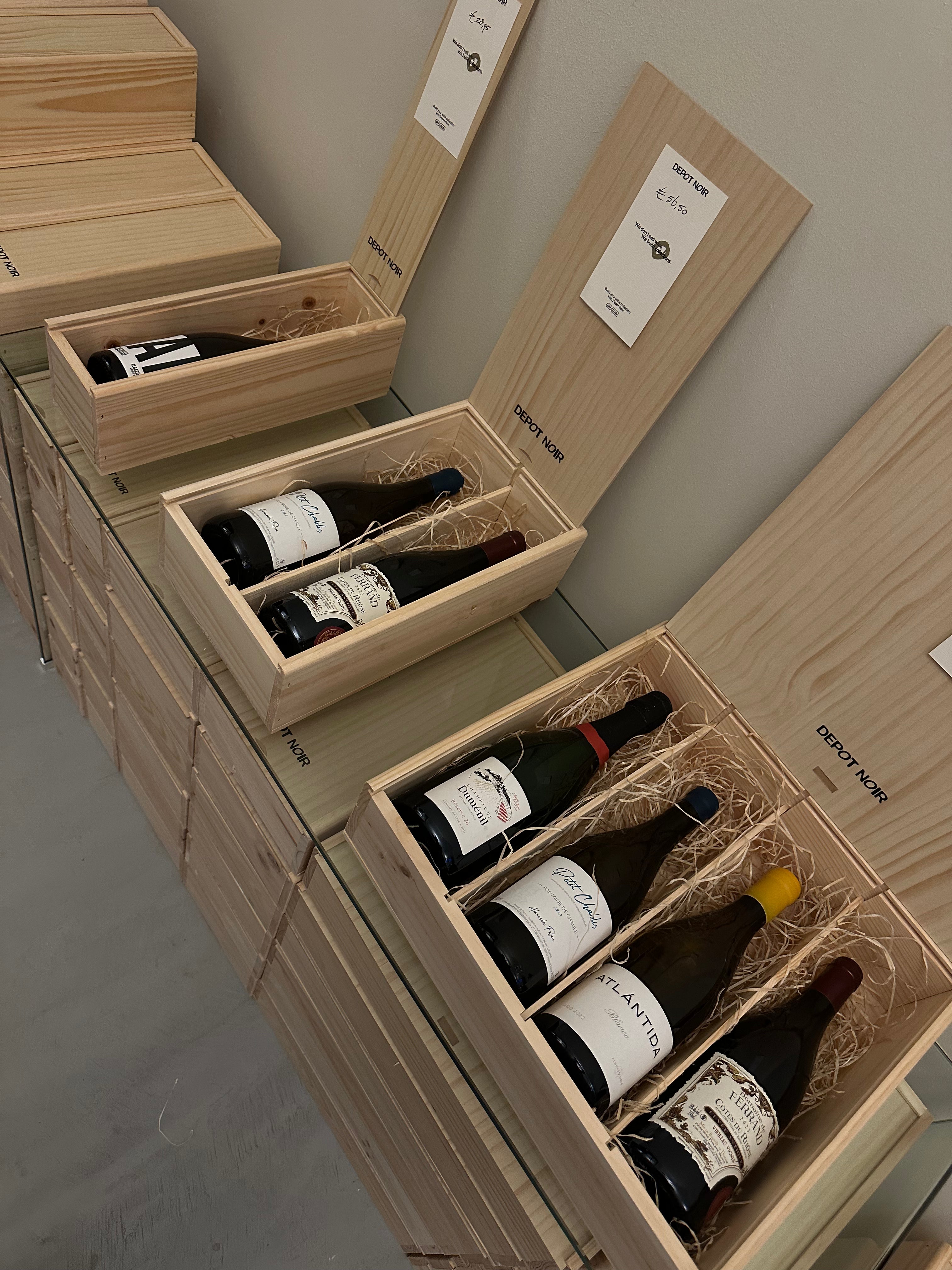 Kerstkist - 1 vaks met fles