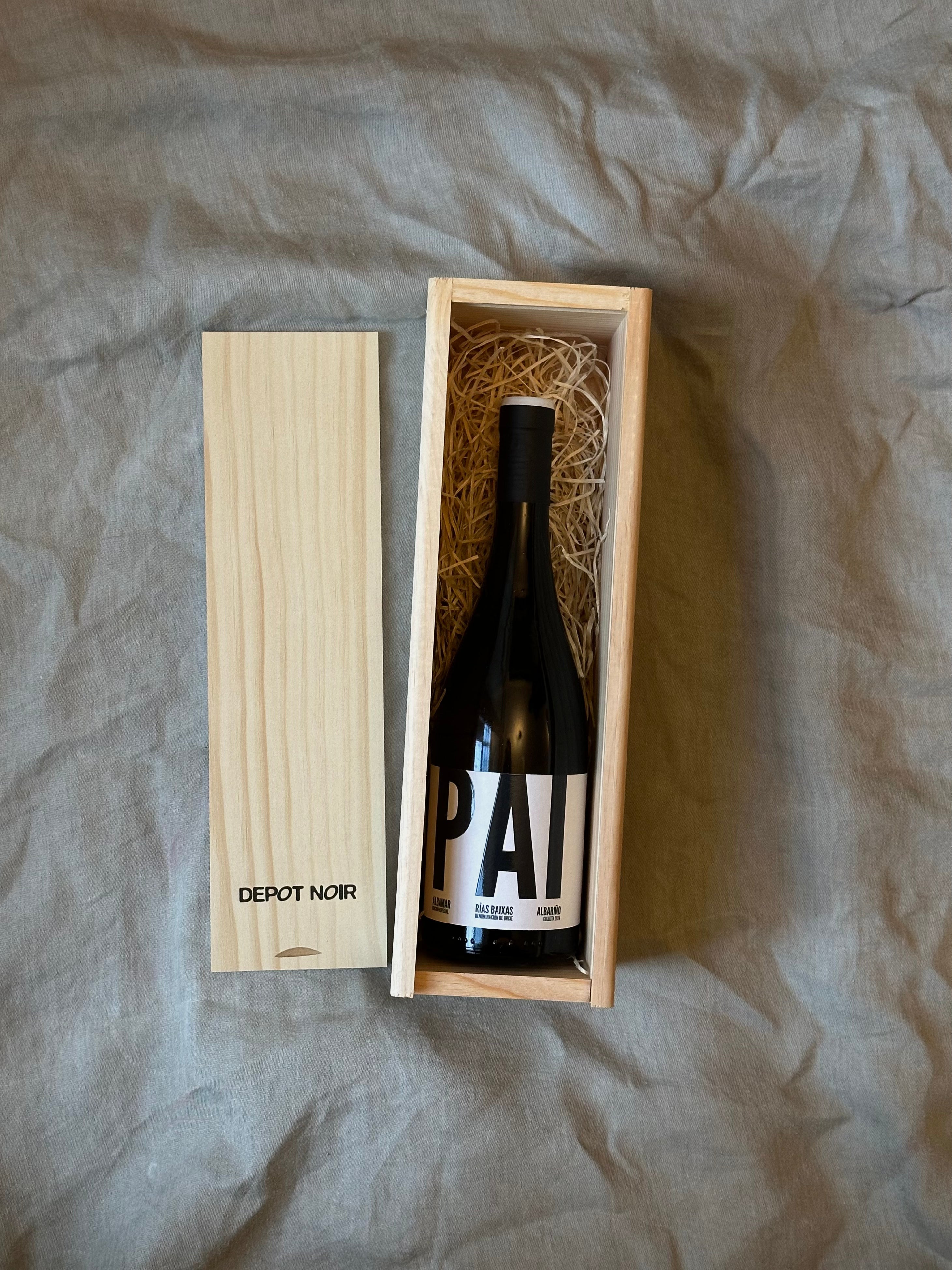 Kerstkist - 1 vaks met fles